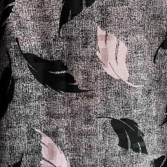 Vintage Black and Pink leaf Cocoon Cardigan - Picture 5 of 10